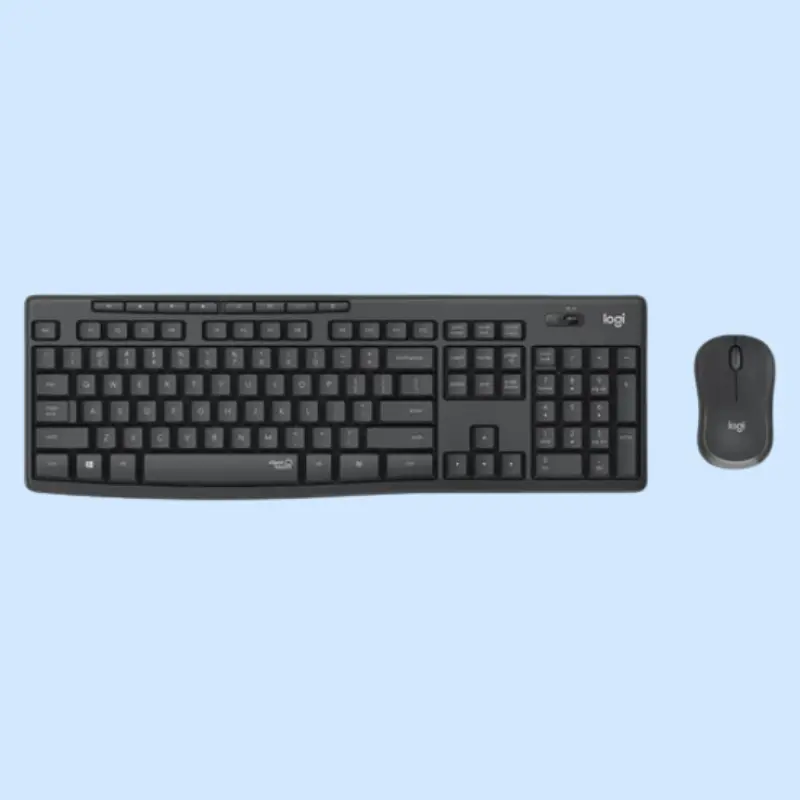 logitech 羅技 靜音無線鍵鼠組, MK295